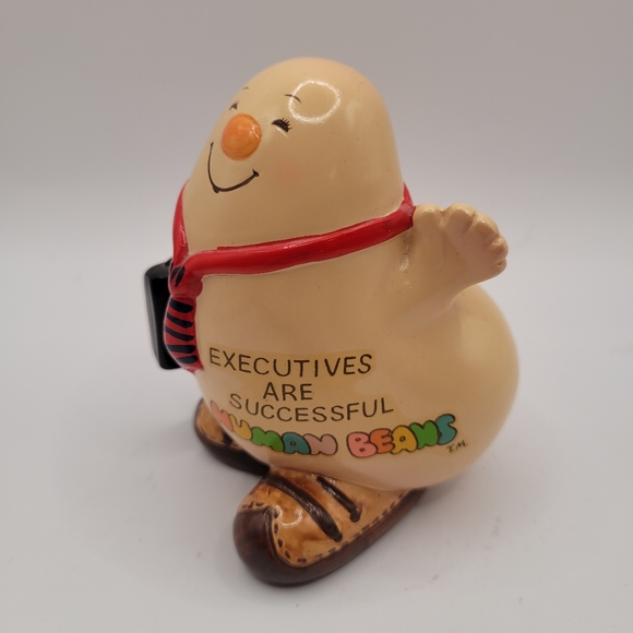 Vintage Human Bean Executives 1981 figurine Enesco - Picture 2 of 9